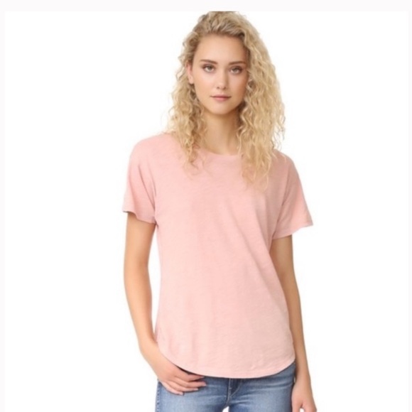 BNWT Madewell pink 100% cotton whisper tee - Picture 1 of 7